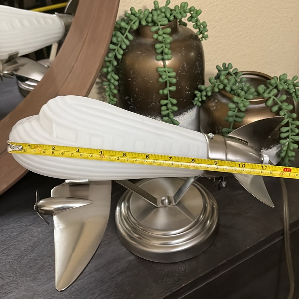 Vintage Rocket Lamp with White Shade - Picture 10 of 15